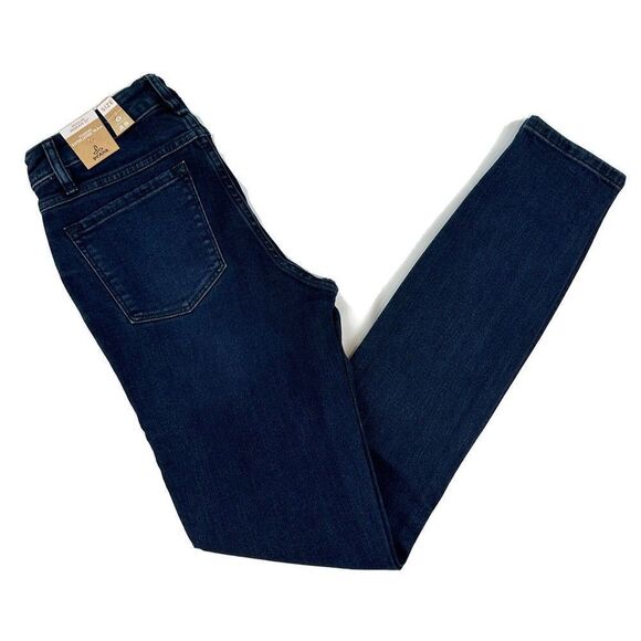 prAna Sienna Jean Deep Blue Skinny Stretch Denim Size 0/25 Athleisure Outdoor - Picture 4 of 10